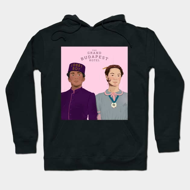 The Grand Budapest Hotel Hoodie by ouiouicathy